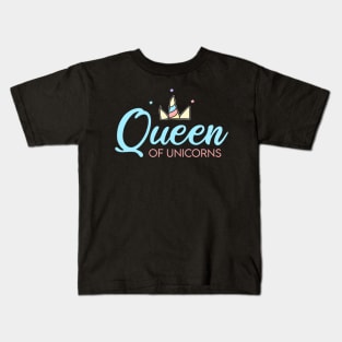 Unicorn Queen Kids T-Shirt